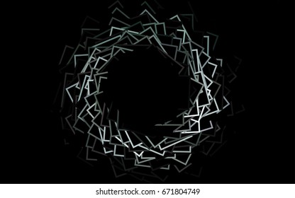 Dark BLUE vector abstract textured polygonal background. Blurry rectangular design. The pattern with repeating rectangles can be used for background.