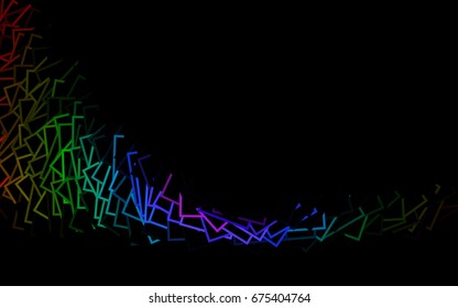 Dark BLUE vector abstract textured polygonal background. Blurry rectangular design. The pattern with repeating rectangles can be used for background.