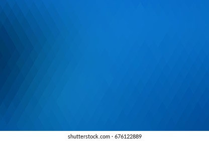 Dark BLUE vector abstract textured polygonal background. Blurry rectangular design. The pattern with repeating rectangles can be used for background.