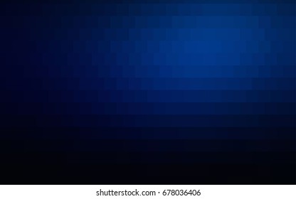 Dark BLUE vector abstract textured polygonal background. Blurry rectangular design. The pattern with repeating rectangles can be used for background.