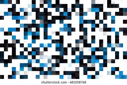 Dark BLUE vector abstract textured polygonal background. Blurry rectangular design. The pattern with repeating rectangles can be used for background.