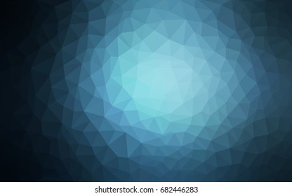 DARK BLUE vector abstract textured polygonal background. Blurry triangle design. Pattern can be used for background.