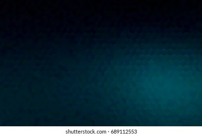 Dark BLUE vector abstract textured polygonal background. Brand-new blurry hexagonal design. Pattern can be used for background.