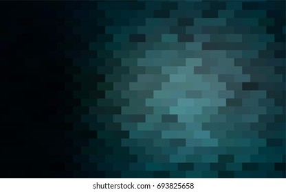 Dark BLUE vector abstract textured polygonal background. Blurry rectangular design. The pattern with repeating rectangles can be used for background.