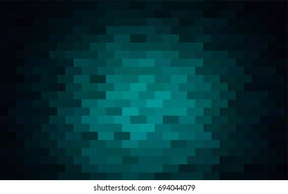 Dark BLUE vector abstract textured polygonal background. Blurry rectangular design. The pattern with repeating rectangles can be used for background.