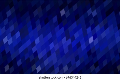 Dark BLUE vector abstract textured polygonal background. Blurry rectangular design. The pattern with repeating rectangles can be used for background.