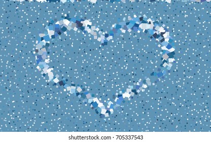 Dark BLUE vector abstract textured polygonal background. Blurry rectangular design. The pattern with repeating rectangles can be used for background.