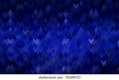 Dark BLUE vector abstract textured polygonal background. Blurry rectangular design. The pattern with repeating rectangles can be used for background.