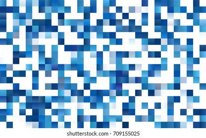 Dark BLUE vector abstract textured polygonal background. Blurry rectangular design. The pattern with repeating rectangles can be used for background.