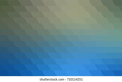 Dark BLUE vector abstract textured polygonal background. Blurry rectangular design. The pattern with repeating rectangles can be used for background.