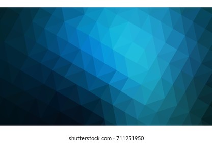 DARK BLUE vector abstract textured polygonal background. Blurry triangle design. Pattern can be used for background.