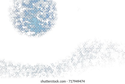 Dark BLUE vector abstract textured polygonal background. Brand-new blurry hexagonal design. Pattern can be used for background.