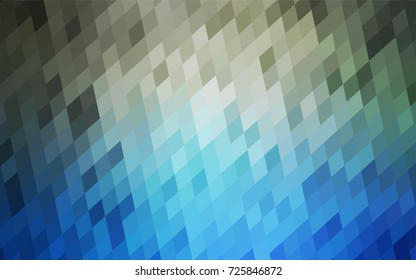 Dark BLUE vector abstract textured polygonal background. Blurry rectangular design. The pattern with repeating rectangles can be used for background.