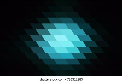 Dark BLUE vector abstract textured polygonal background. Blurry rectangular design. The pattern with repeating rectangles can be used for background.