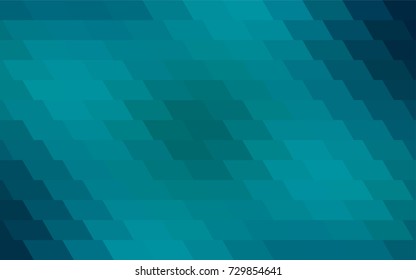 Dark BLUE vector abstract textured polygonal background. Blurry rectangular design. The pattern with repeating rectangles can be used for background.