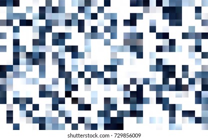 Dark BLUE vector abstract textured polygonal background. Blurry rectangular design. The pattern with repeating rectangles can be used for background.