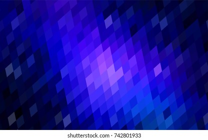 Dark BLUE vector abstract textured polygonal background. Blurry rectangular design. The pattern with repeating rectangles can be used for background.