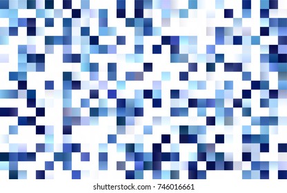 Dark BLUE vector abstract textured polygonal background. Blurry rectangular design. The pattern with repeating rectangles can be used for background.