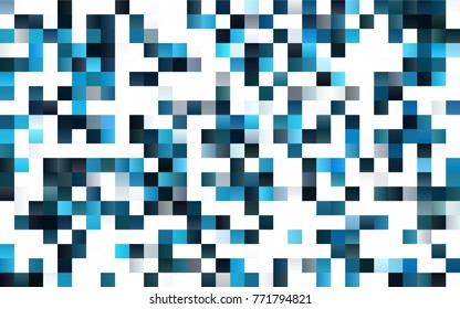 Dark BLUE vector abstract textured polygonal background. Blurry rectangular design. The pattern with repeating rectangles can be used for background.