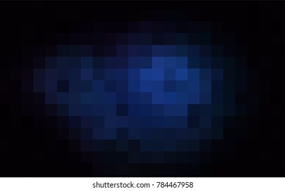 Dark BLUE vector abstract textured polygonal background. Blurry rectangular design. The pattern with repeating rectangles can be used for background.