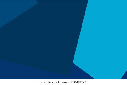 Dark BLUE vector abstract textured polygonal background. Blurry rectangular design. The pattern with repeating rectangles can be used for background.