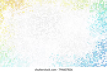 Dark BLUE vector abstract textured polygonal background. Blurry rectangular design. The pattern with repeating rectangles can be used for background.