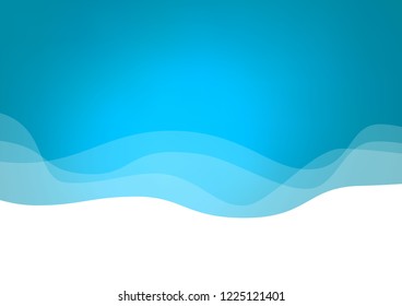 Dark BLUE vector backdrop with bent lines. Modern gradient abstract illustration with bandy lines. Marble design for your web site.