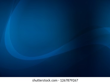 Dark BLUE vector backdrop with bent lines. A completely new color illustration in marble style. Marble design for your web site.