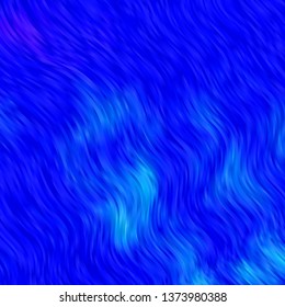 Dark BLUE vector backdrop with bent lines. Brand new colorful illustration with bent lines. Best design for your posters, banners.
