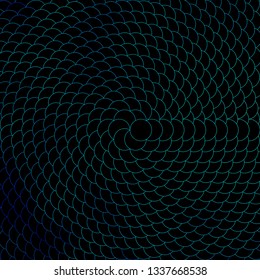 Dark BLUE vector backdrop with circles. Glitter abstract illustration with colorful drops. Pattern for business ads.