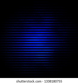 Dark BLUE vector backdrop with circles. Abstract decorative design in gradient style with bubbles. Design for your commercials.