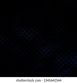 Dark BLUE vector backdrop with circles. Colorful illustration with gradient dots in nature style. Pattern for booklets, leaflets.