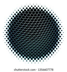 Dark BLUE vector backdrop with circles. Abstract illustration with colorful spots in nature style. Pattern for websites, landing pages.