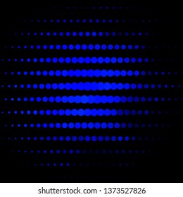 Dark BLUE vector backdrop with circles. Abstract colorful disks on simple gradient background. Pattern for websites, landing pages.