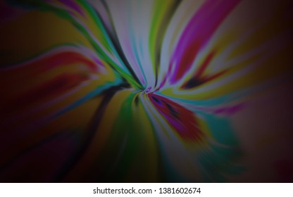 Dark BLUE vector backdrop with curved lines. Brand new colorful illustration in simple style. A completely new design for your business.