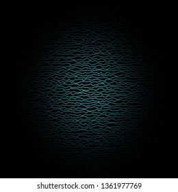 Dark BLUE vector backdrop with curves. Colorful illustration in circular style with lines. Best design for your posters, banners.