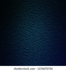 Dark BLUE vector backdrop with curves. Colorful illustration in circular style with lines. Best design for your ad, poster, banner.