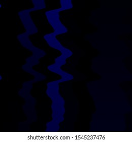 Dark BLUE vector backdrop with curves. Bright illustration with gradient circular arcs. Template for your UI design.