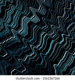 Dark BLUE vector backdrop with curves. Abstract gradient illustration with wry lines. Smart design for your promotions.