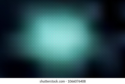 Dark BLUE vector backdrop with dots. Abstract illustration with colored bubbles in nature style. Pattern can be used for beautiful websites.