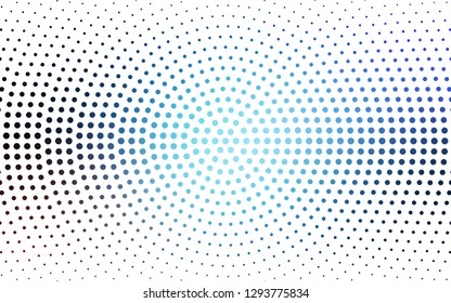 DARK BLUE vector  backdrop with dots. Illustration with set of shining colorful abstract circles. Pattern for beautiful websites.