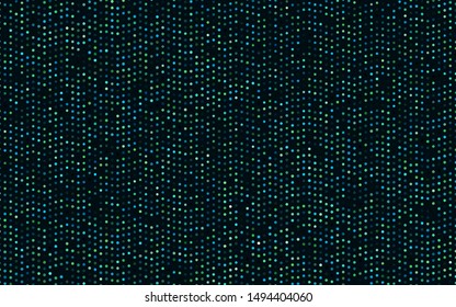 Dark BLUE vector backdrop with dots. Blurred decorative design in abstract style with bubbles. Design for posters, banners.