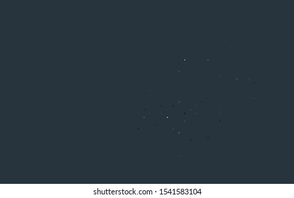 Dark BLUE vector backdrop with dots, spots. Blurred bubbles on abstract backdrop with colorful gradient. Template for your brand book.