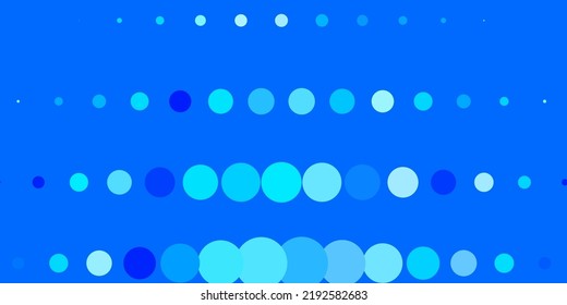 Fondo vector azul oscuro con puntos. Ilustración abstracta moderna con formas de círculo coloridas. Nueva plantilla para un libro de marcas.