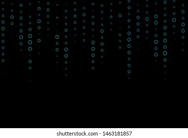Dark BLUE vector backdrop with hexagons. Illustration of abstract hexagons on colorful surface. Pattern for texture of wallpapers.