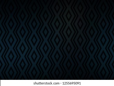 Dark BLUE vector backdrop with lines, cubes. Modern geometric abstract illustration with lines, squares. Backdrop for TV commercials.