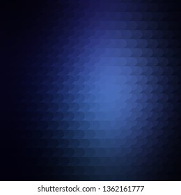 Dark BLUE vector backdrop with lines. Geometric abstract illustration with blurred lines. Pattern for booklets, leaflets.