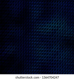 Dark BLUE vector backdrop with lines. Colorful gradient illustration with abstract flat lines. Pattern for booklets, leaflets.