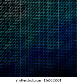 Dark BLUE vector backdrop with lines. Repeated lines on abstract background with gradient. Best design for your posters, banners.