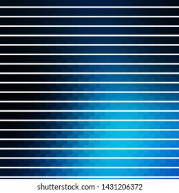 Dark BLUE vector backdrop with lines. Geometric abstract illustration with blurred lines. Template for your UI design.